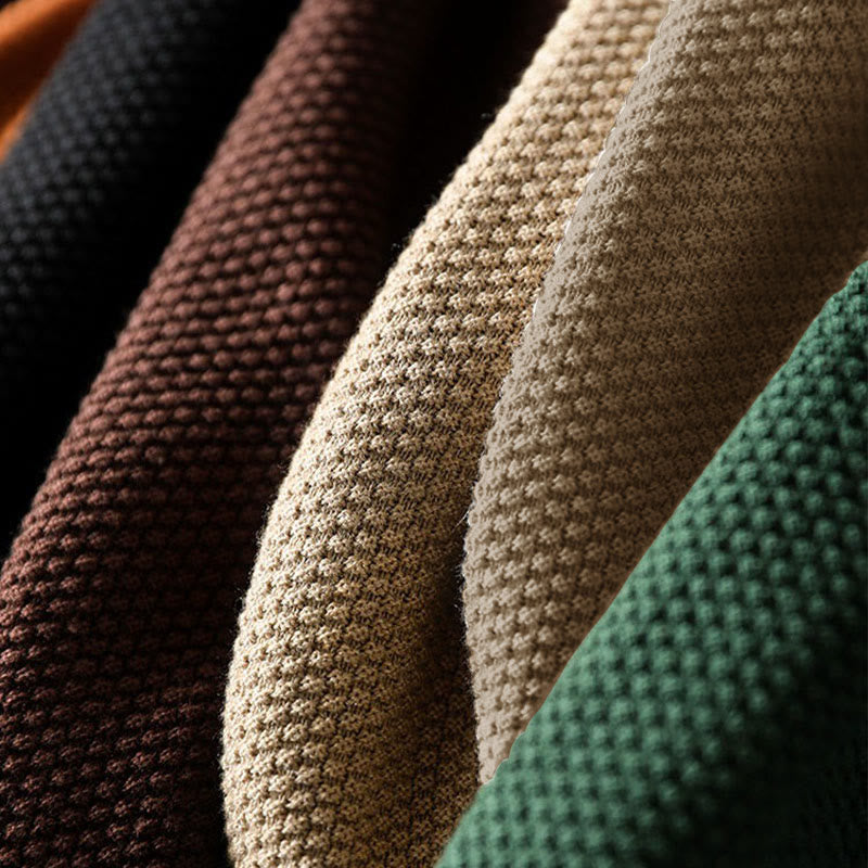 Sweter damski z długim rękawem i dzianiny z bawełny z długimi, kolorowymi guzikami i dekoltem w serek z Buddha Stones - image 22