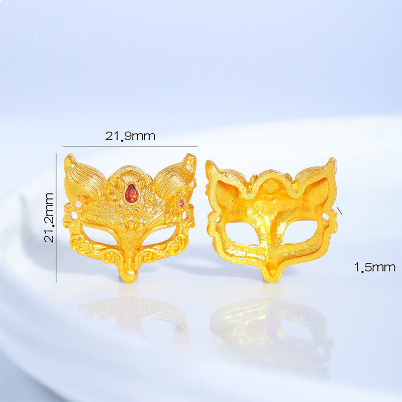 Bransoletka szczęścia z zawieszką dzwonka lisa z Buddha Stones w kształcie postaci Fu, z plecionego, fioletowego sznurka - image 3