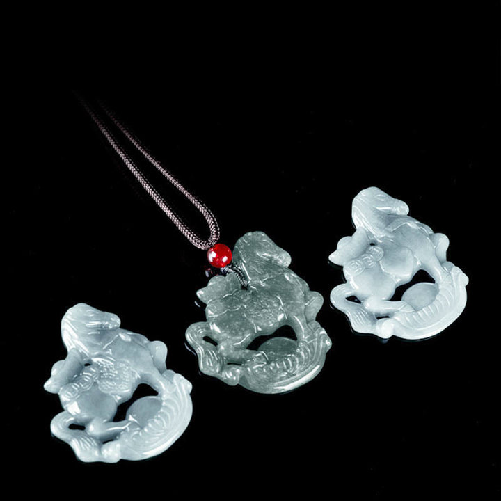 Naszyjnik z Buddha Stones, rok konia, lina szczęścia i dobrobytu - image 10