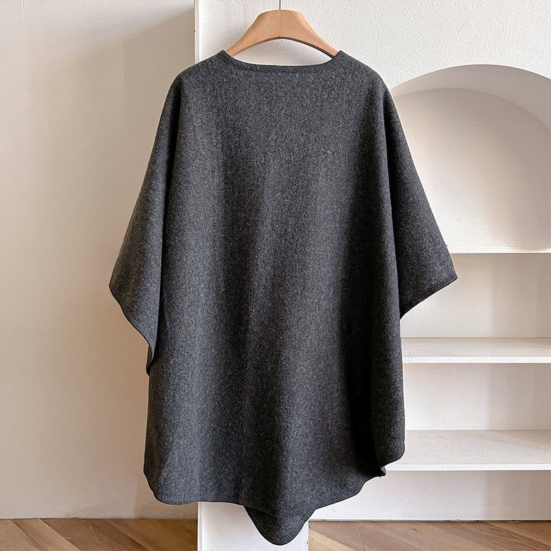 Zimowy, jednolity kolor, ciepły i przytulny, rozdzielony szal z Buddha Stones - image 19