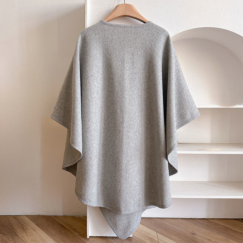 Zimowy, jednolity kolor, ciepły i przytulny, rozdzielony szal z Buddha Stones - image 14