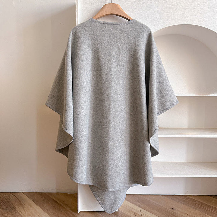 Zimowy, jednolity kolor, ciepły i przytulny, rozdzielony szal z Buddha Stones - image 14