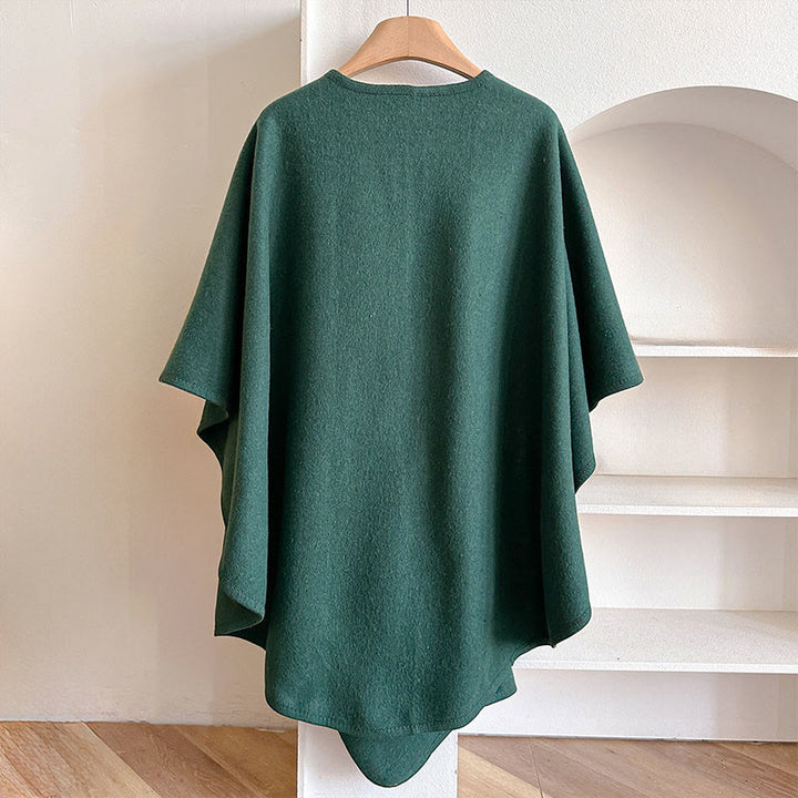 Zimowy, jednolity kolor, ciepły i przytulny, rozdzielony szal z Buddha Stones - image 9