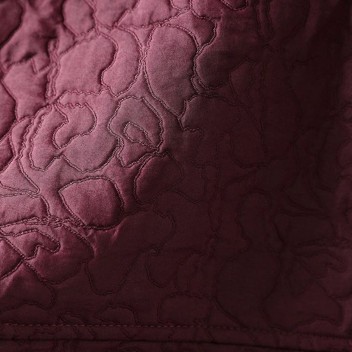 Kurtka damska z długim rękawem i kieszeniami, z bawełny żakardowej, z Buddha Stones, zapinana na guziki, średniej długości - image 10