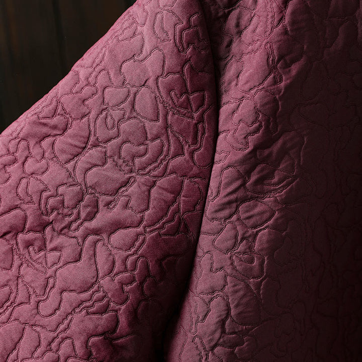 Kurtka damska z długim rękawem i kieszeniami, z bawełny żakardowej, z Buddha Stones, zapinana na guziki, średniej długości - image 4