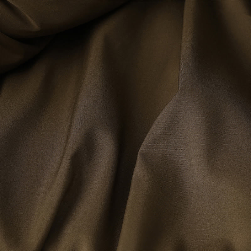 Buddha Stones Żakardowa kurtka damska z długim rękawem, grubym wykończeniem i kieszeniami, z guzikami w kolorze ciemnego wzoru - image 11