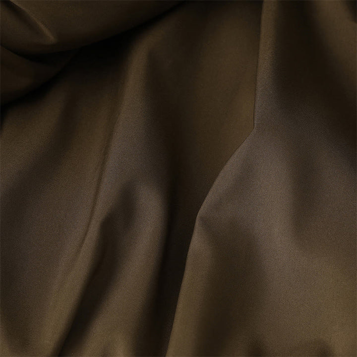 Buddha Stones Żakardowa kurtka damska z długim rękawem, grubym wykończeniem i kieszeniami, z guzikami w kolorze ciemnego wzoru - image 11