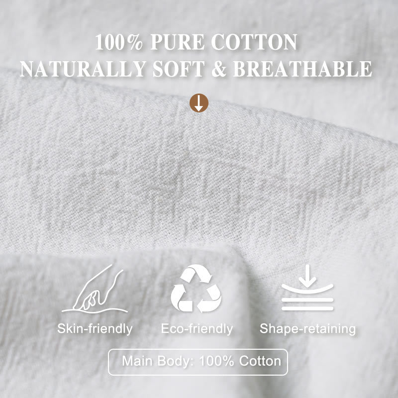 Spodnie haremki damskie z elastyczną talią i wzorem w kwiaty magnolii z czystej bawełny z motywem Buddha Stones - image 3