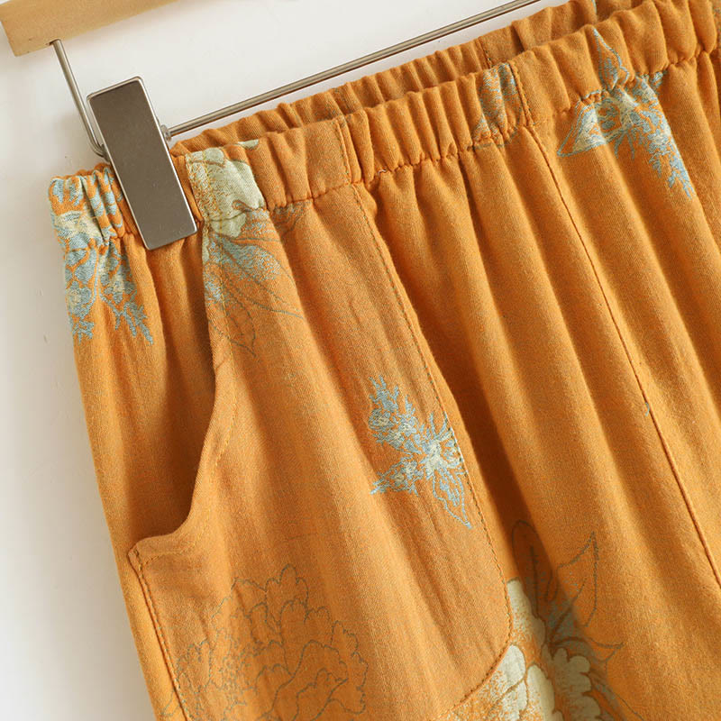 Buddha Stones, 2 sztuki, kardigan z nadrukiem żaby, długi rękaw, spodnie, kieszenie, bawełniany komplet  - image 15