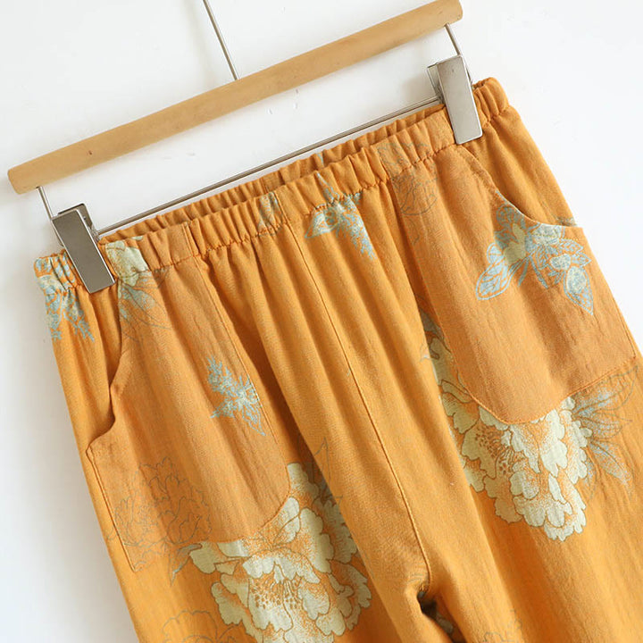 Buddha Stones, 2 sztuki, kardigan z nadrukiem żaby, długi rękaw, spodnie, kieszenie, bawełniany komplet  - image 14