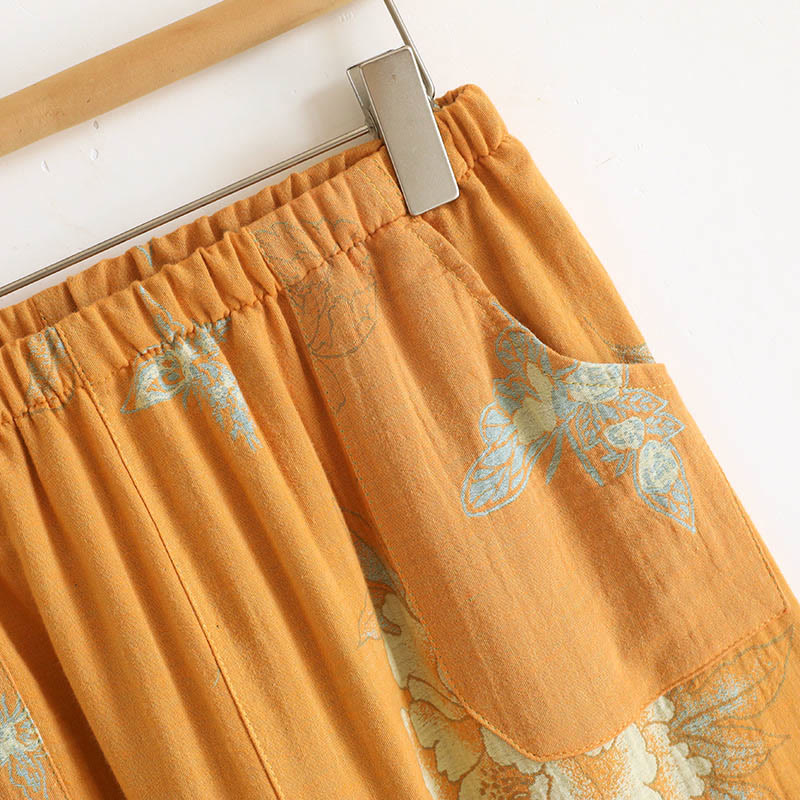 Buddha Stones, 2 sztuki, kardigan z nadrukiem żaby, długi rękaw, spodnie, kieszenie, bawełniany komplet  - image 16