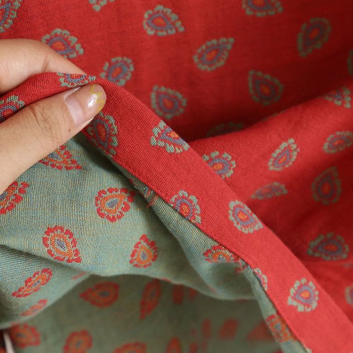 Buddha Stones, 2 sztuki, kolorowa, kwiatowa koszula z długim rękawem i guzikami żaby, komplet z czystej bawełny  - image 17