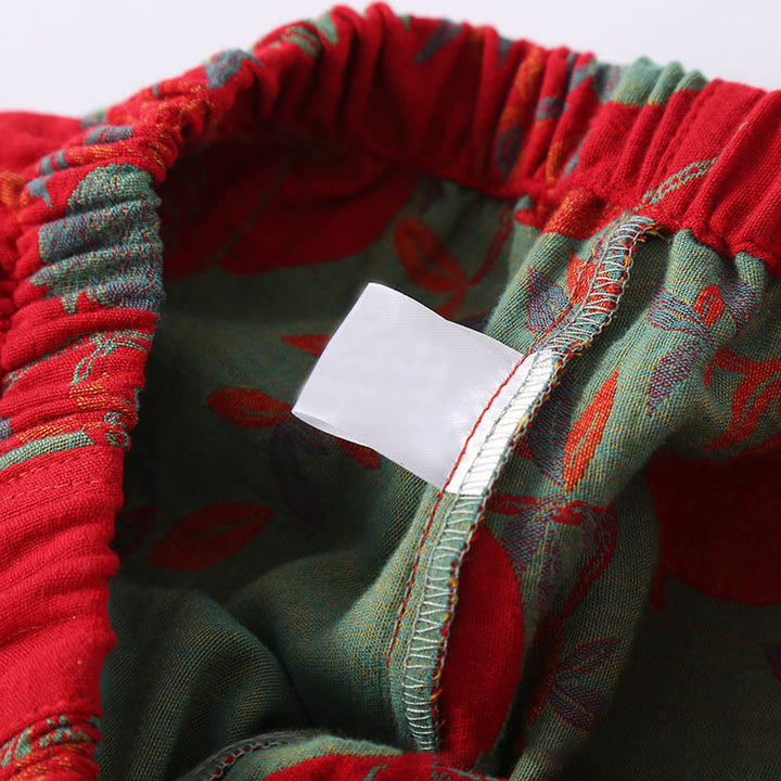 Buddha Stones, 2 sztuki, patchworkowa koszula z długim rękawem i guzikami żabki, komplet z czystej bawełny  - image 12