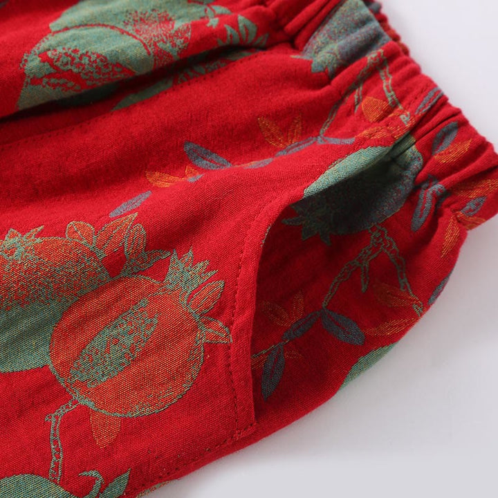 Buddha Stones, 2 sztuki, patchworkowa koszula z długim rękawem i guzikami żabki, komplet z czystej bawełny  - image 11