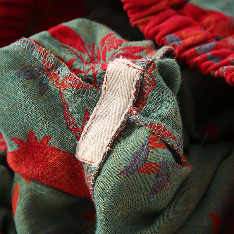 Buddha Stones, 2 sztuki, patchworkowa koszula z długim rękawem i guzikami żabki, komplet z czystej bawełny  - image 13