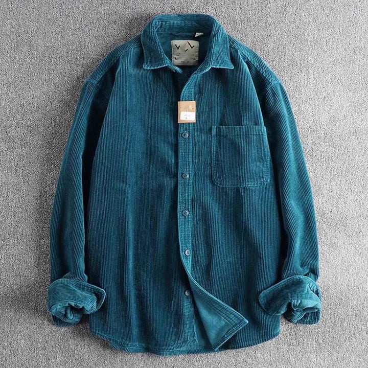 Buddha Stones Jednokolorowa jednorzędowa męska kurtka z długim rękawem i kieszeniami, zapinana na guziki - Marynarka wojenna - US/UK/AU44， EU54 (4XL) - image 8