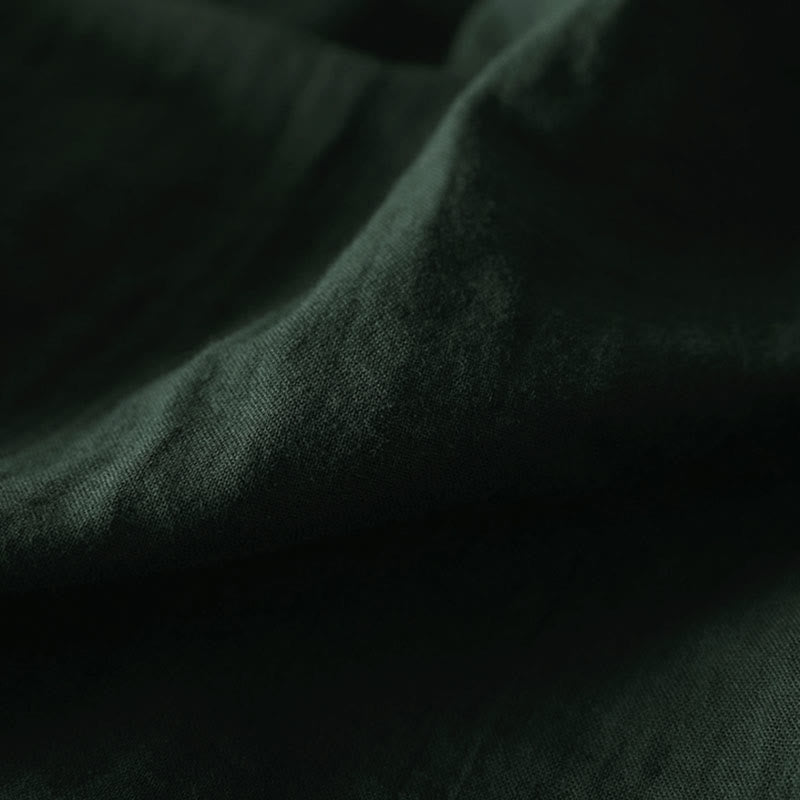 Koszula damska bawełniana z długim rękawem i kontrastowymi kieszeniami w kontrastowych kolorach z Buddha Stones - image 10