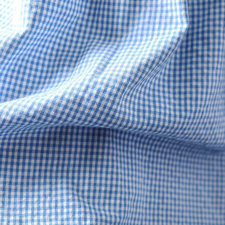 Koszula damska bawełniana z długim rękawem i guzikami w kratkę "Buddha Stones Spring" - image 10