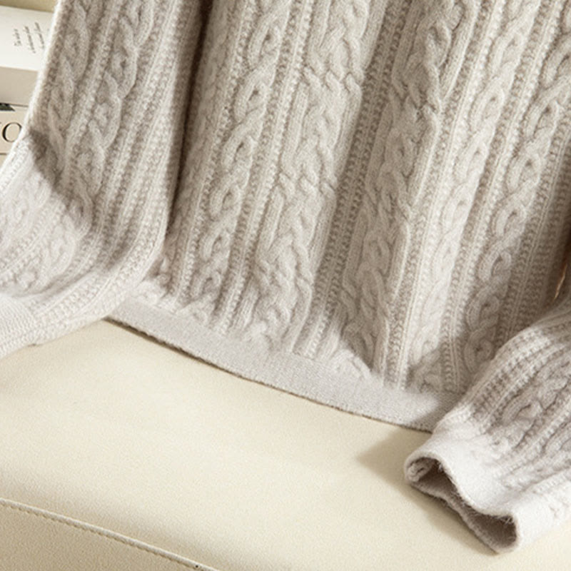 Kardigan z dzianiny z długim rękawem i bawełny z motywem Buddha Stones , zimowy, z przekręconymi guzikami - image 39