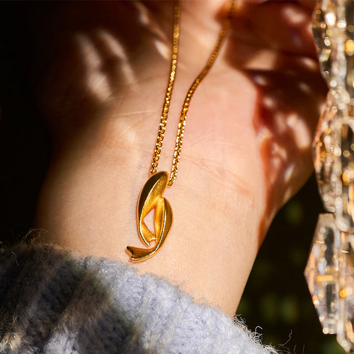 Naszyjnik z podwójnymi rybami Koi z Buddha Stones , 24-karatowym złotem, mosiężny łańcuszek z wisiorkiem - image 6