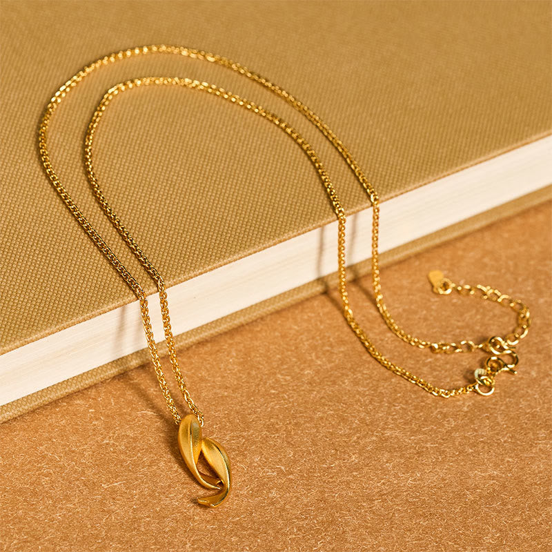 Naszyjnik z podwójnymi rybami Koi z Buddha Stones , 24-karatowym złotem, mosiężny łańcuszek z wisiorkiem - image 4