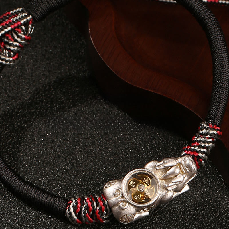 Bransoletka z ręcznie tkanej liny z Buddha Stones Pi Xiu, bogactwem i szczęściem - image 7