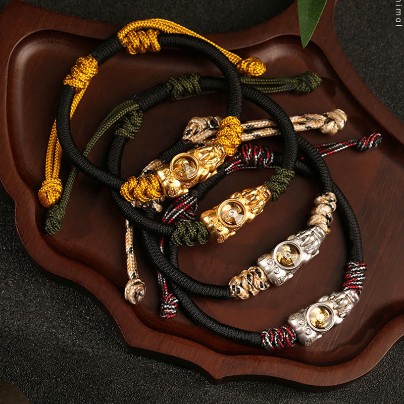 Bransoletka z ręcznie tkanej liny z Buddha Stones Pi Xiu, bogactwem i szczęściem - image 15