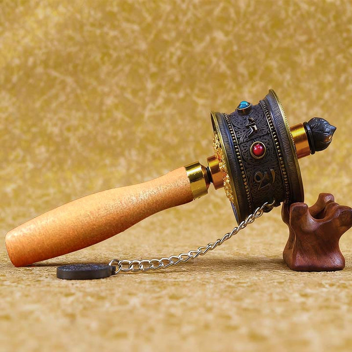 Tybetański Koła Modlitewne na Szczęście Ozdoba - image 4