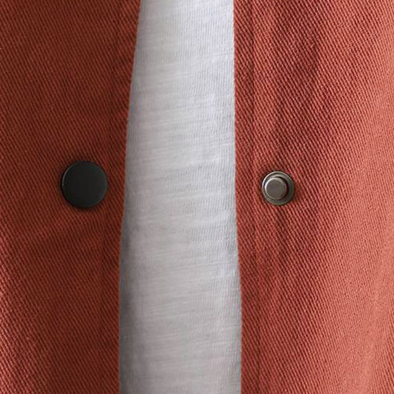 Kurtka damska z długim rękawem i kieszeniami "Buddha Stones Fall Button Down" - image 3
