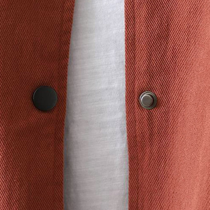 Kurtka damska z długim rękawem i kieszeniami "Buddha Stones Fall Button Down" - image 3