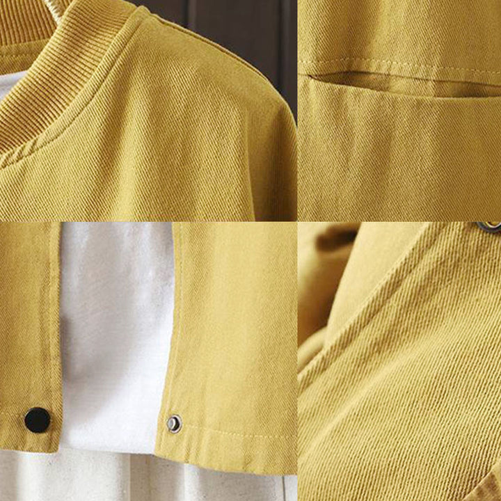 Kurtka damska z długim rękawem i kieszeniami "Buddha Stones Fall Button Down" - image 18