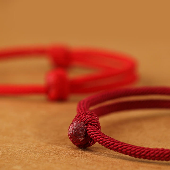 Bransoletka z plecionego sznurka z Buddha Stones ze srebra próby 999, Rok Konia, chiński znak zodiaku, przynosząca szczęście - image 59