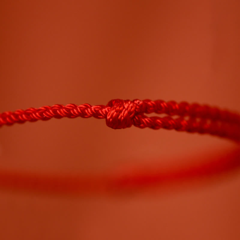 Buddha Stones 999 srebro próby 925 Rok Konia Dzwoneczek ze srebra próby 925 Sznurek szczęścia Bransoletka na kostkę dla dzieci i dorosłych - image 6