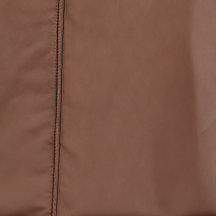 Zimowy płaszcz damski z bawełny z dekoltem w serek i guzikami, z długim rękawem i kieszeniami, z Buddha Stones" - image 11