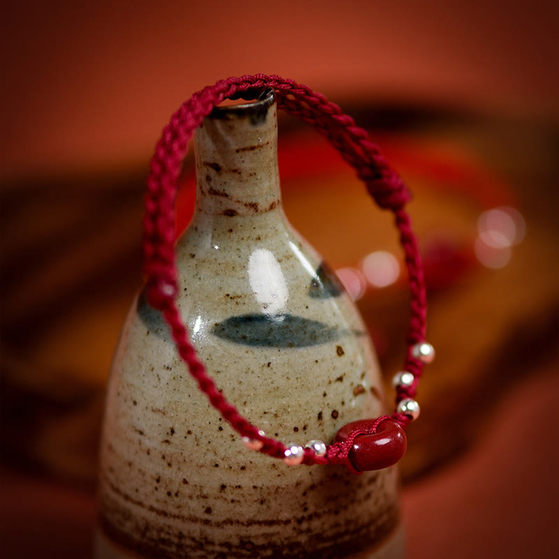 Bransoletka na kostkę z regulowanym sznurkiem i klamrą pokoju z Buddha Stones - image 17