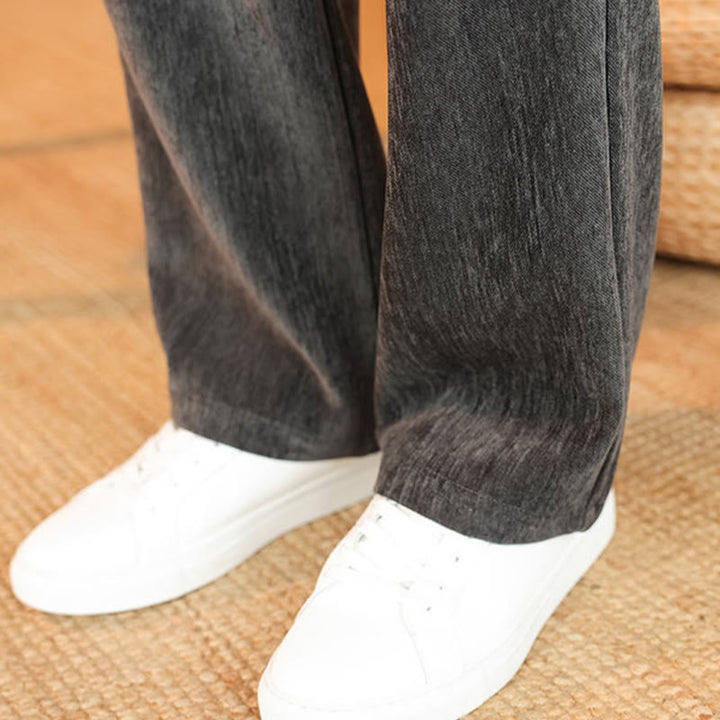 Buddha Stones, 2 szt., zimowy, gruby męski garnitur Tang, zapinany na guziki żabki, bawełniany sztruks, kurtka z długim rękawem i spodnie z kieszeniami - image 21