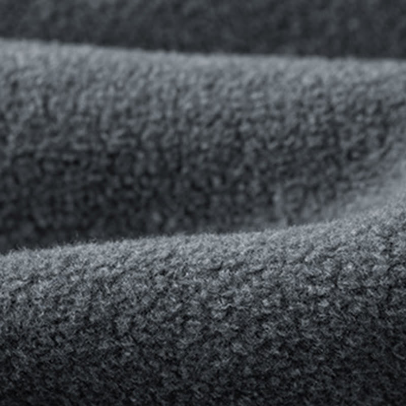 Bluza męska z kapturem z długim rękawem i bawełnianą podszewką z polaru "Buddha Stones" na jesień i zimę, zapinana na zamek - image 7