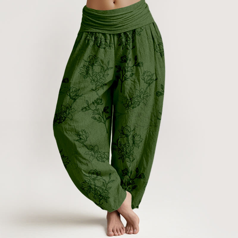 Spodnie Buddha Stones - Ciemnozielony - US16, UK/AU20, EU48 (3XL) - image 0