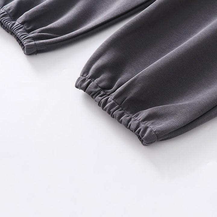 Buddha Stones bawełniane spodnie haremowe z kieszeniami, jesień/zima, jednolity kolor, ściągacz, polar, podszewka, elastyczny pas - image 6