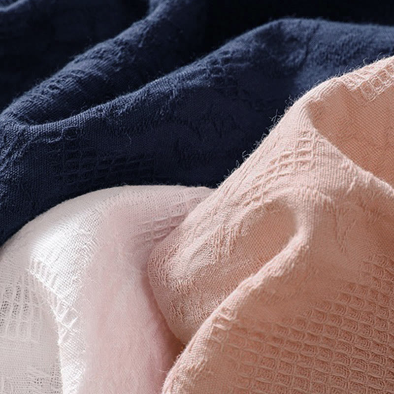 Bluza damska z kapturem z długim rękawem i żakardowym nadrukiem "Buddha Stones Fall" z guzikami i bawełny - image 31