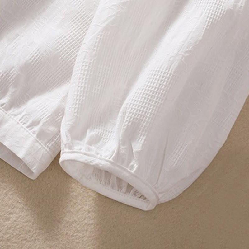 Bluza damska z kapturem z długim rękawem i żakardowym nadrukiem "Buddha Stones Fall" z guzikami i bawełny - image 28