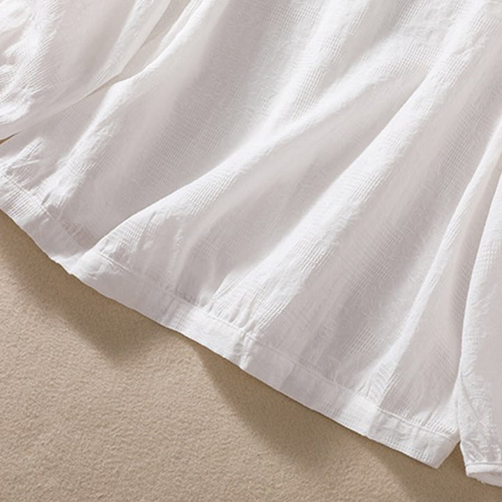 Bluza damska z kapturem z długim rękawem i żakardowym nadrukiem "Buddha Stones Fall" z guzikami i bawełny - image 26