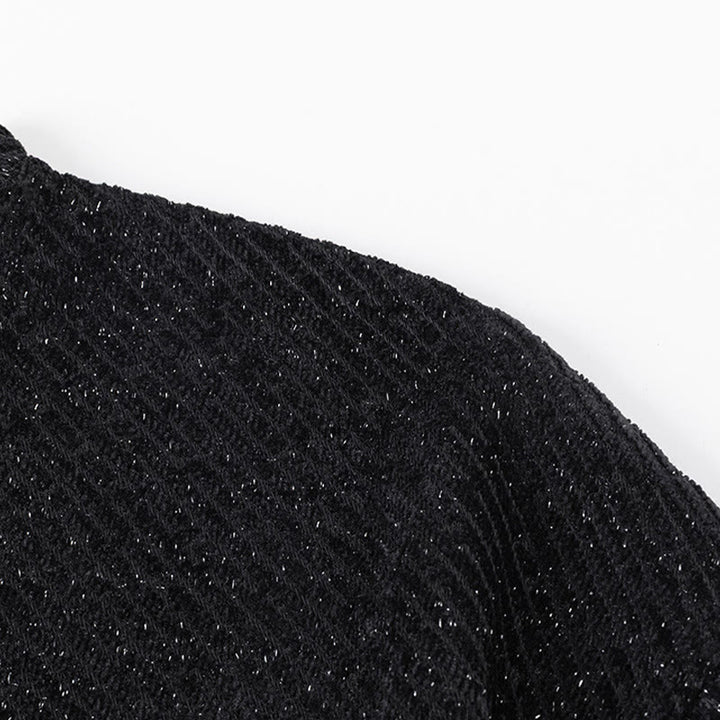 Bluza męska z okrągłym dekoltem i paskami "Buddha Stones Fall" z guzikami - image 6