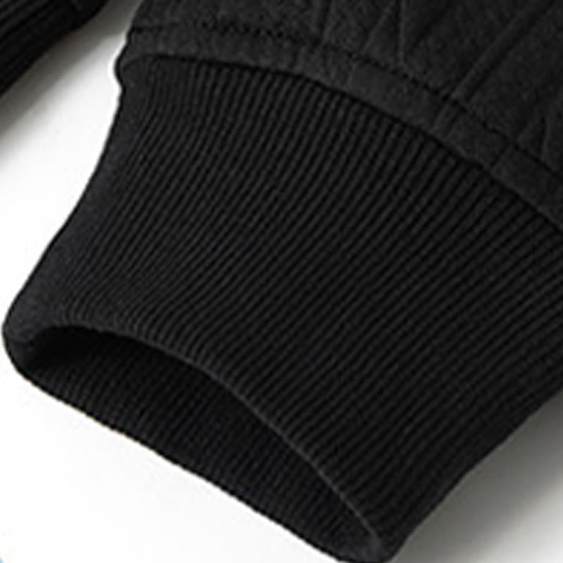 Bluza męska z kapturem z długim rękawem i guzikami w kolorze Buddha Stones na jesień i zimę - image 12