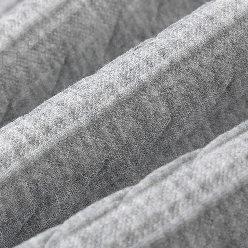 Bluza męska z kapturem z długim rękawem i guzikami w kolorze Buddha Stones na jesień i zimę - image 6