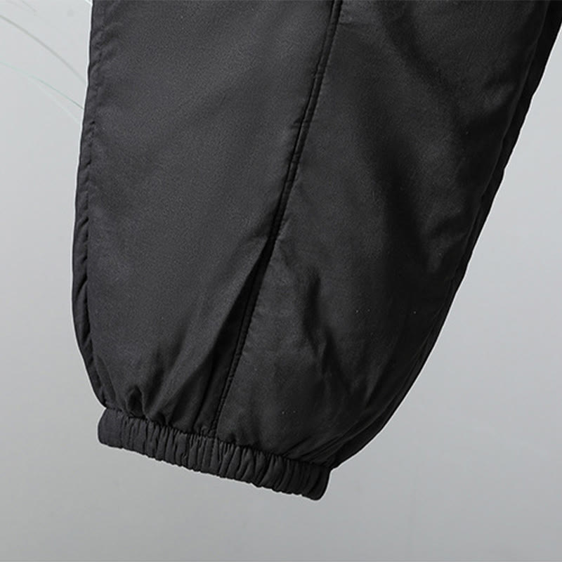 Damskie spodnie haremowe z kieszeniami i elastyczną talią z motywem Buddha Stones, bawełniane, termiczne, skrócone, o długości 7-8 - image 23