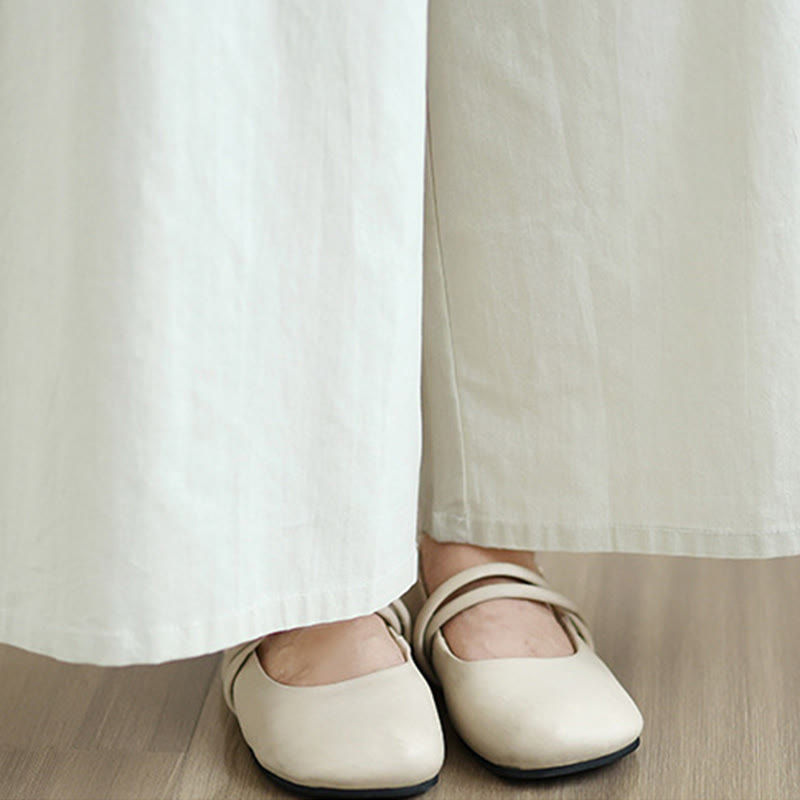 Buddha Stones, 2 szt., jesień, jednolity kolor, bawełniana koszula z guzikami, długie rękawy, spodnie do kostek, szerokie nogawki, zestaw damski z kieszeniami - image 11