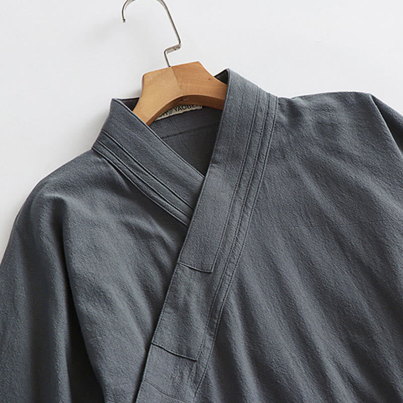 Buddha Stones Wudang Tradycyjna Ceremonia Tai Chi Długie Szerokie Rękawy Męska Taoistyczna Długa Szata - image 5