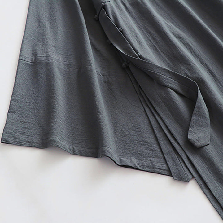 Buddha Stones Wudang Tradycyjna Ceremonia Tai Chi Długie Szerokie Rękawy Męska Taoistyczna Długa Szata - image 9