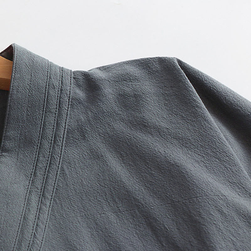 Buddha Stones Wudang Tradycyjna Ceremonia Tai Chi Długie Szerokie Rękawy Męska Taoistyczna Długa Szata - image 6